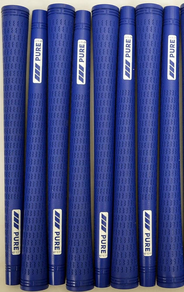 Amazon | 8 Pure Proゴルフグリップ – 標準 – ブルー – Includes